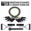 Cinturón de resistencia a la tensión de la cuerda de tensión de látex de fitness